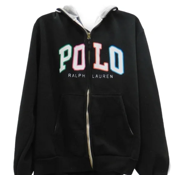Polo Ralph Lauren 2 Pc. Full Zip Fleece Hoodie And Sweatpants Set XL - Picture 5 of 11